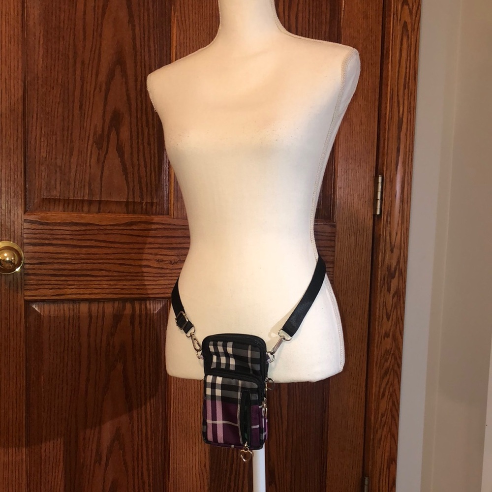 Purple and Black Mini Bag - Picture 14 of 15
